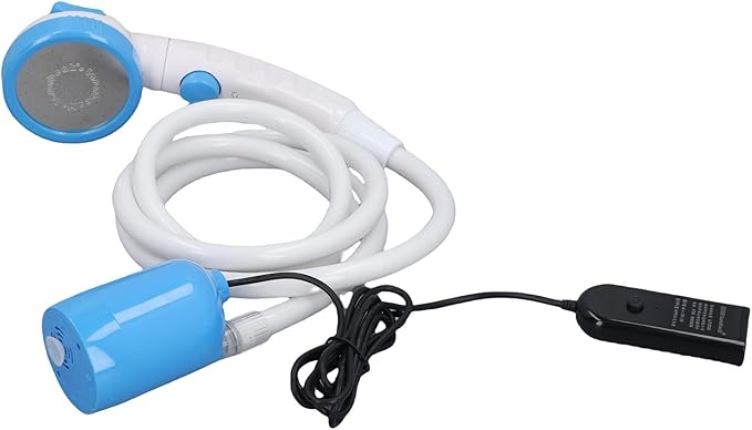Portable Outdoor Shower Electric Shower Pump USB C Portable Shower with Multiple Spray Modes for Camping Hiking Traveling Pet and Garden Watering