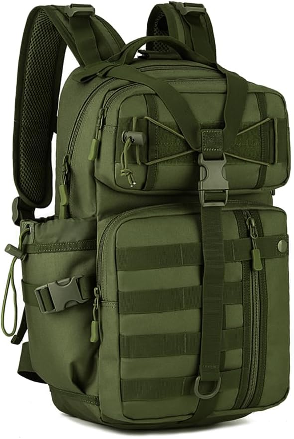 HUNTVP Miltec 30L Military Backpack Men's Tactical Sports Backpack 30 Litres for Travel Trekking Cycling Outdoor Camping Hiking