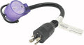 Parkworld 60417A EV Adapter Cord 4-Prong Generator 20A Locking L14-20P Male to RV 50 AMP 14-50R Female with Handle and Lighted (Both for EV and RV)