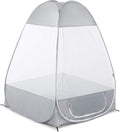Single Outdoor Net Shelter for Camping Quick Folding Tent for Yoga Portable Tent Gray