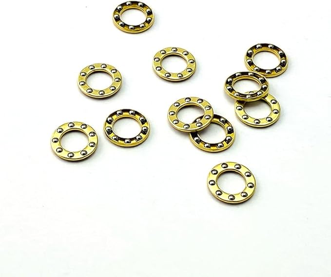 10 Pieces Pack CNC Brass Flippers with Outer Diameter 8.5MM Fit for Outdoor Pocket Knives