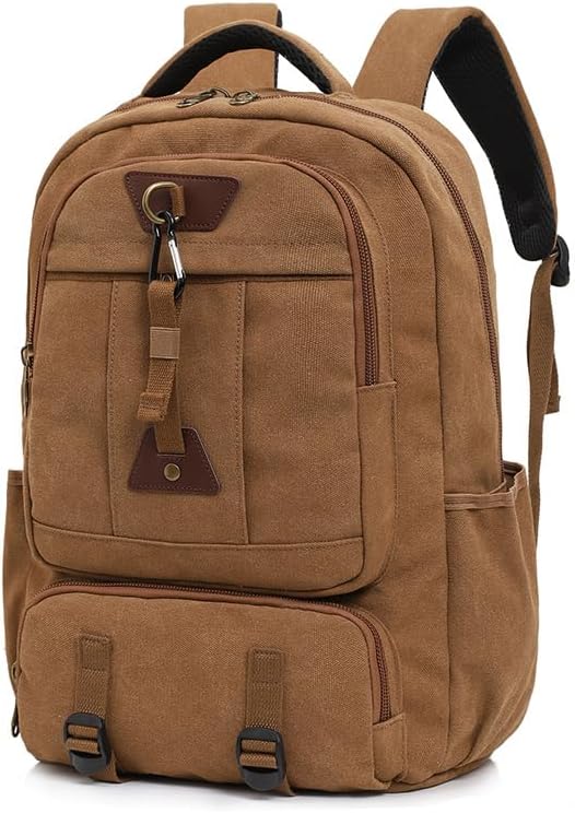 Tactical Backpack Military Molle Hiking 20-35L men's outdoor travel bag duffel bag brown color