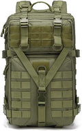 Outdoor Sports Pack Hiking Bag Rucksack Knapsack Combat Camouflage Tactical Backpack - Green