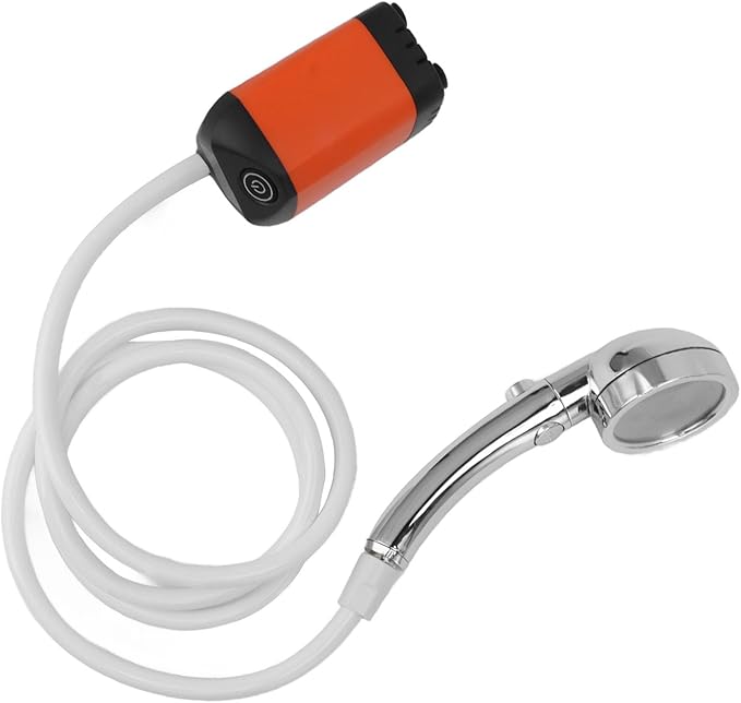 Portable Shower Camping Shower with 3 Gears Adjustable Water 4800mAh Rechargeable Battery for Outdoor Camping Car Washing Plant Watering