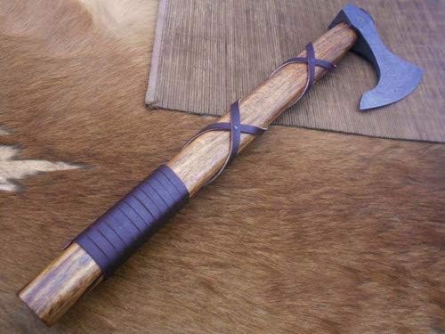 Axe Damascus Steel 23 Natural Wood Handle Axe/Hand Forged Woodsman Axe
