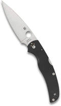 Spyderco Native Chief Knife - Black G-10 Handle with PlainEdge Full-Flat Grind CPM S30V Steel Blade and Back Lock - C244GP