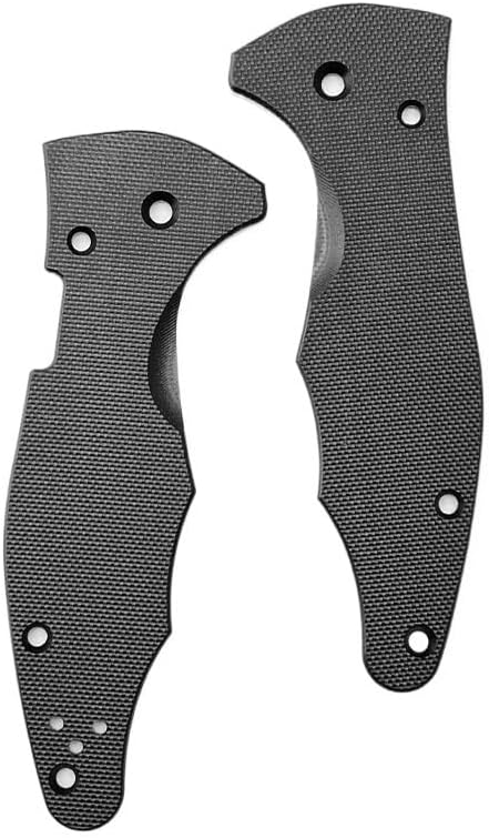 1 Pair G10 Scales Fits for Yojimbo 2 C85 Custom CNC Handle Patch DIY Replacement Accessories(Black)