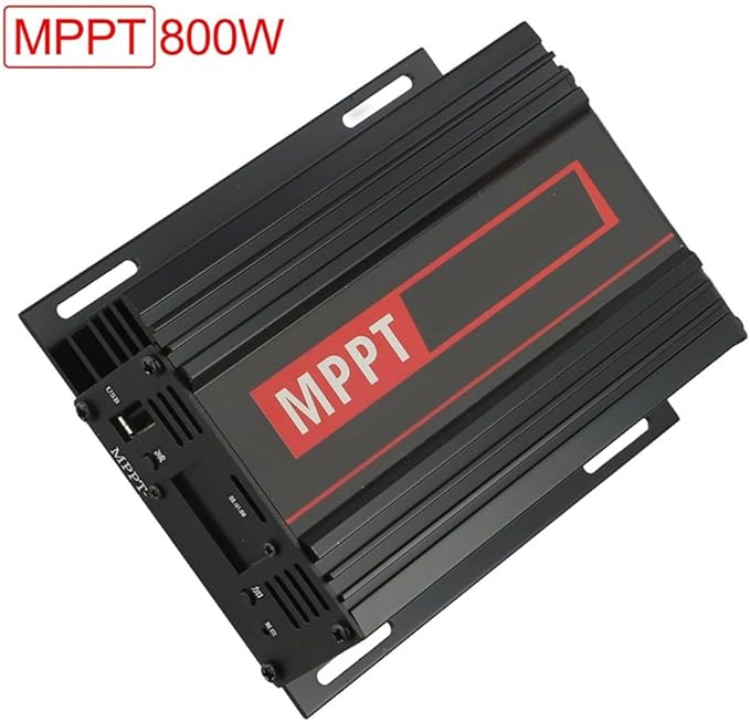 MPPT Solar Charge Controller Boost-800W Aluminum Alloy 12-65V 22A LCD Display Battery for Charger for 24V 36V 48V 60V 72V Solar Systems