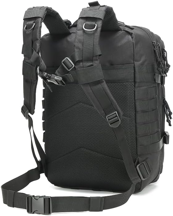 Military Tactical Backpack Hunting Backpack for Men Hiking Camping Army Molle Daypack 3-Day Pack(Black1.2)