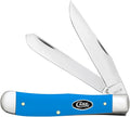 Case XX Pocket Knife TRAPPER - SMOOTH LIGHT BLUE SYNTHETIC Item #68900-4254 SS - Length Closed: 4 1/8Inches