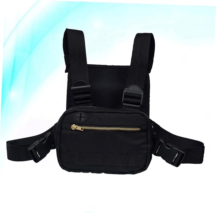 Fashion Chest Pack Versatile Vest Bag for Outdoor Activities Lightweight Front Pouch for Hiking Camping and Travel for Storing Phones Tools and More