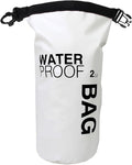 Waterproof Dry Bag Waterproof Swimming Bag Drifting Diving Shoulder Waist Pack Bag Underwater Mobile Phone Bags for Beach Boating Water Sports for SwimmingBoating(White-2L)