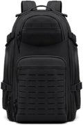 35L Tactical Backpack Ventilated Hiking Pack with Laptop Compartment Outdoor(Black)
