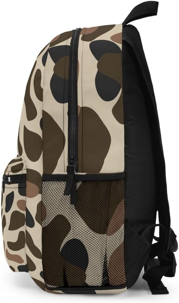 Redneck Duck Dog Classic Camo Backpack/Trendy Camo Backpack/Camo Travel Bag/Camo Picnic Bag