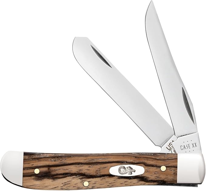Case Cutlery CA25142: Mini Trapper Zebra Wood