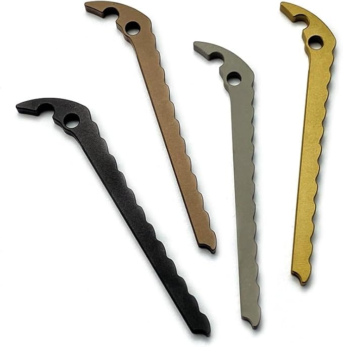 1PC Titanium Spine Backspacer Replacement in Rose Gold Fits for Chris Reeve Small Sebenza 21 Pocket Knives