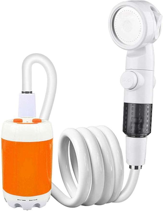 2PCS Cordless Water Sprayer Built in Battery Powerful Nozzel for Outdoor Showering Garden &amp Travel Use Travel Shower