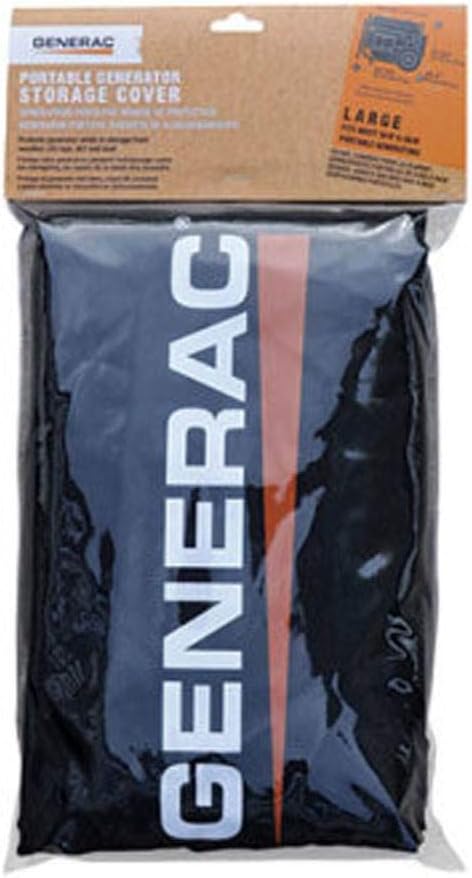 Generac 6811 5KW 8KW Portable Storage Cover - Black: Protect Your Generator with Confidence