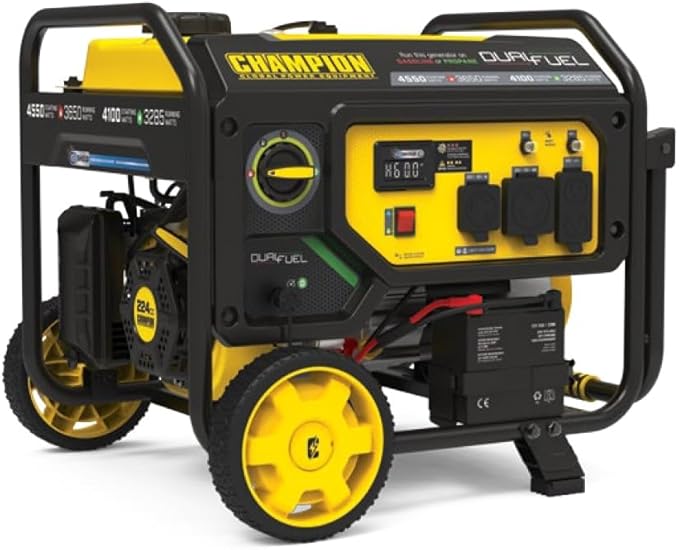 Champion Power Equipment 3650W Dual Fuel Electric Start Generator - Model 201504