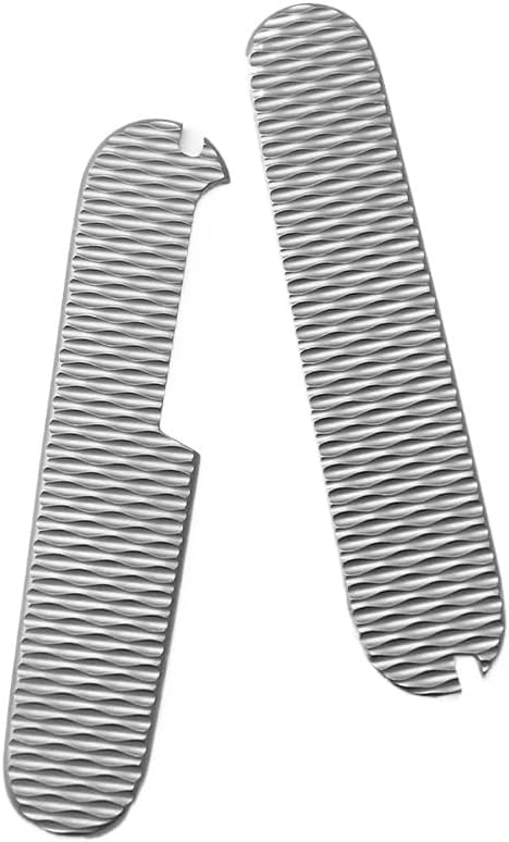 AYULL 1 Pair Handle Patch Fits for 91MM Titanium Anti-slip Scales Handle DIY Replacement Accessory