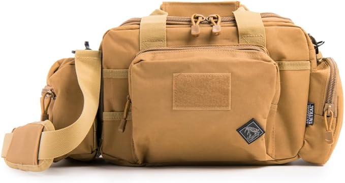 Medium Range Bag with Pistol Retention System Padded Main Compartment Two Mesh Pockets Shoulder Strap and MOLLE Webbing