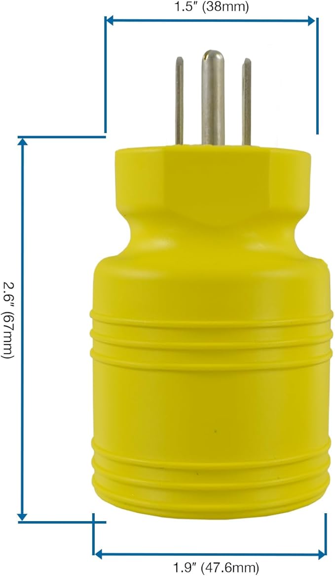 Conntek 30222-YW 15A to L5-30R Plug AdapterYellow