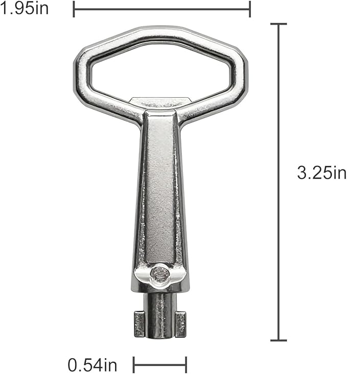Malae GM82922 Generator Key Replacement Compatible with Kohler 8RESV 14RESA 14RCA 20RESA 20RCA 20RESC 26RCA Universal Generator Parts Replacement Key for Kohler Composite Generators - 2 Pack