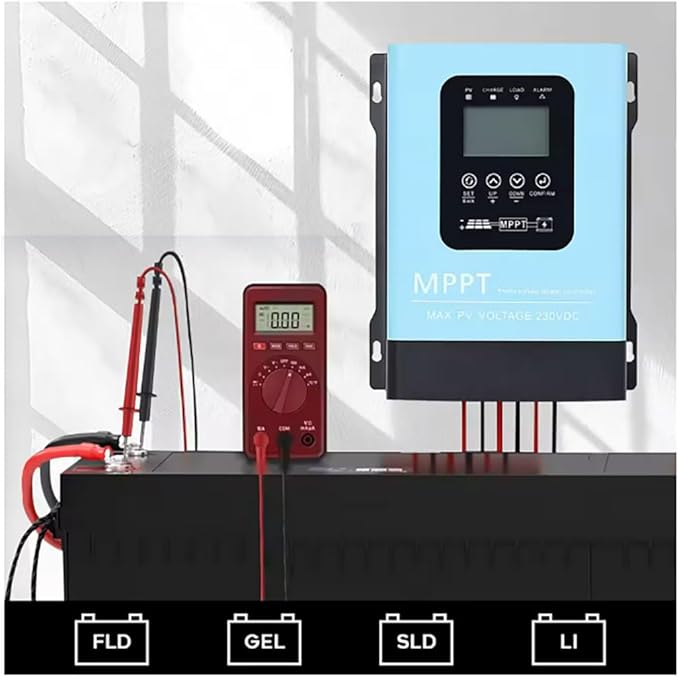 Y&ampH 120A MPPT Solar Charge Controller12V 24V 36V 48V 60V 72V 84V 96V Solar Battery Regulator PV Max 230V for Sealed Lead Acid Gel and Lithium Battery