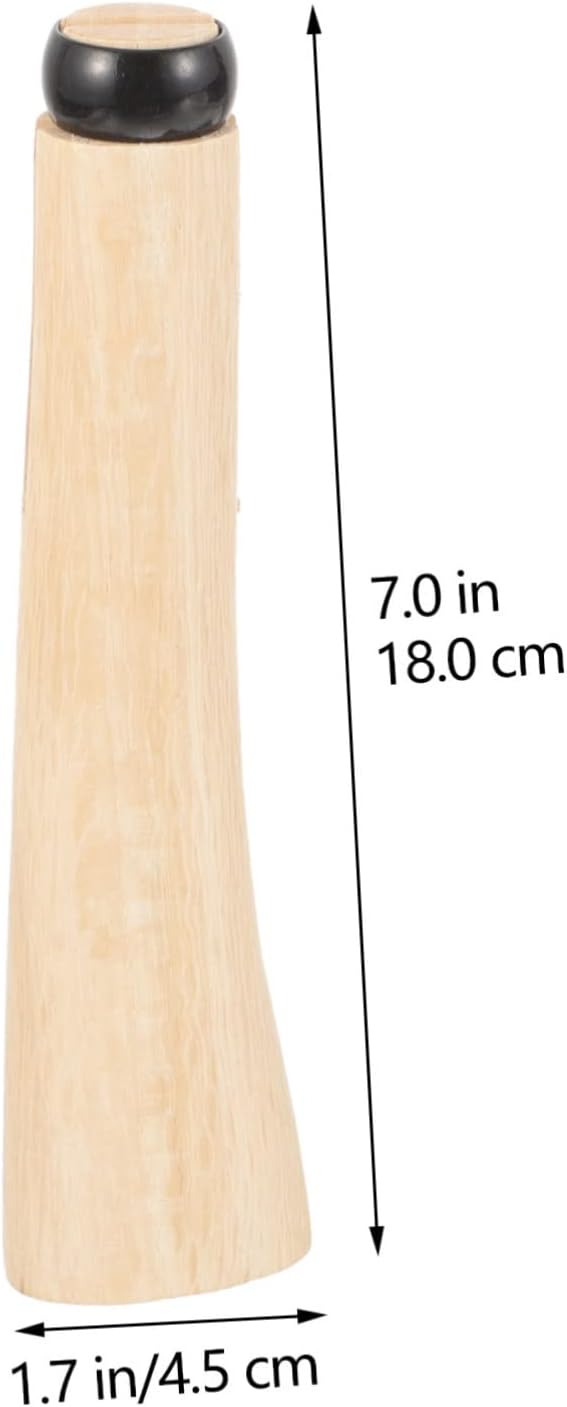Hemoton 2-Pack Ergonomic Wooden Axe Handle Replacement for Outdoor Use Sturdy Hardwood Grip Compatible Hatchets and Axes