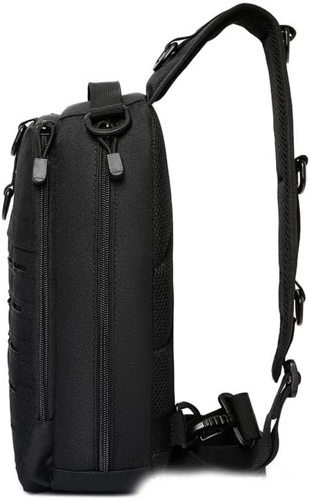 Outdoor Sports Hiking Sling Bag Shoulder Pack Camouflage Tactical Molle Chest Bag - Green