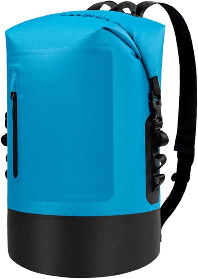 Outdoors Waterproof Dry Bag Floating Waterproof Bag with Multi-Pocket Floating Lightweight Dry Bag for Kayaking (Color : Blue)