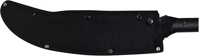 Fantasy Master – FMT-054BK - Dual Fantasy Naginata – 55.5-inches Overall Black and Satin Finish Stainless Steel Blades 550 Paracord Wrapped Nylon Fiber Handles – Fantasy Collectibles Black