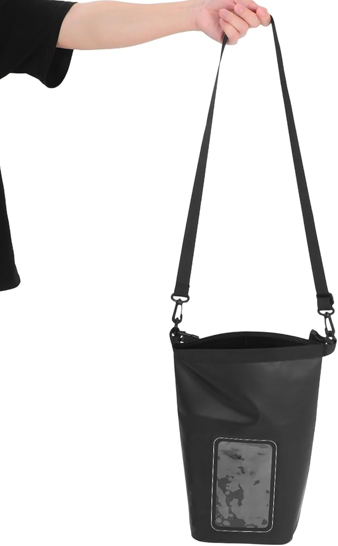 Swimming Mobile Phone Bag: Waterproof Phone Pouch for Outdoor Beach Trips Rainy Weather Protection Water Sports Snorkeling Black