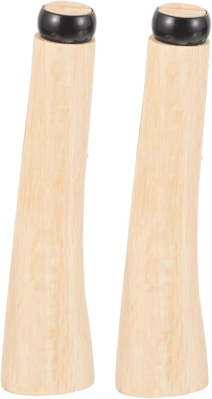 BESPORTBLE 2-Piece Wooden Handle Replacement for Hatchet and Axe Sturdy Oak Wood Grip for Wood Chopping and Outdoor Use