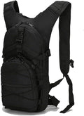 Tactical Backpack Small Military Daypack Assault Pack Rucksack Bag for Travel Hiking Running Outdoor Sports (Black)