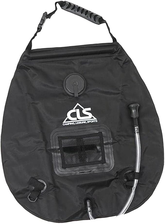 Portable 5 Gallon Solar Shower Bag Outdoor Camping Travel | Solar Heating Shower Hot Water Storage Bag for Hiking &amp Home Use |Material Smartly Heats Water to 113¡ãF in 3 Hours |