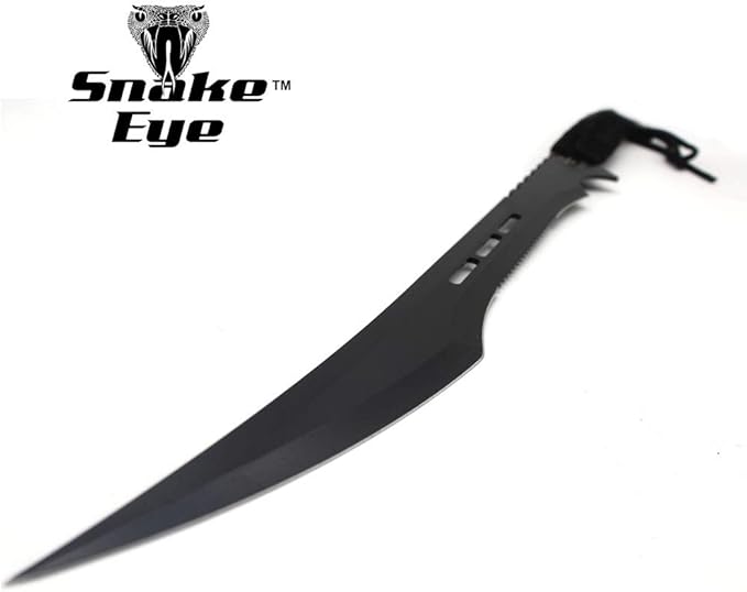 Snake Eye Tactical Fantasy Sword w/Nylon Sheath Machete Outdoors Camping