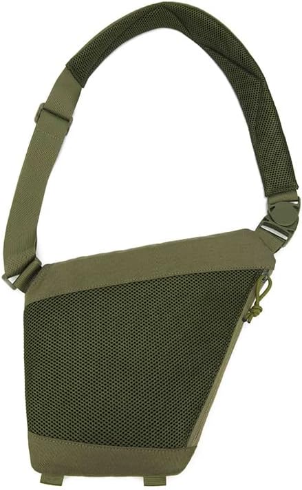 Outdoor Sports Gear Combat Hiking Pack Camouflage Kit Pouch Tactical Chest Sling Bag- Tan