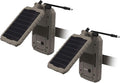 Stealth Cam Sol-Pak 3000mAh Solar Battery Pack with Adjustable T-Swivel Brackets Durable ABS Housing and LED Battery Indicator (2-Pack)