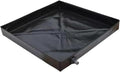 Camping Shower Mat 41x41'' Collapsible Shower Base with Wrapped Edges Rapid Drainage Waterproof Pan with Heavy Duty Bottom for Outdoor Camping.