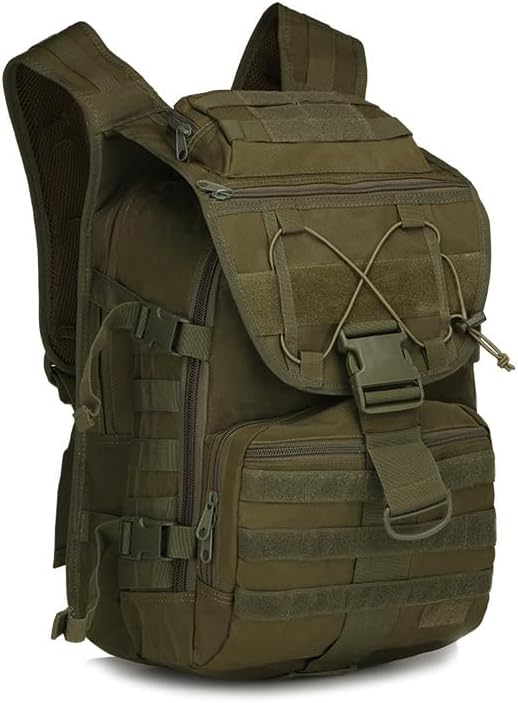 RISESHINE Outdoor Tactical Bag Backpack Sport Bag Pack Dual Large Capacity Tactical Bag for Every Day Carry(D45x31x8cm)