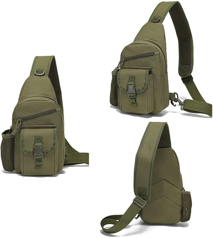 Outdoor Sports Hiking Sling Bag Shoulder Pack Camouflage Tactical Molle Chest Bag