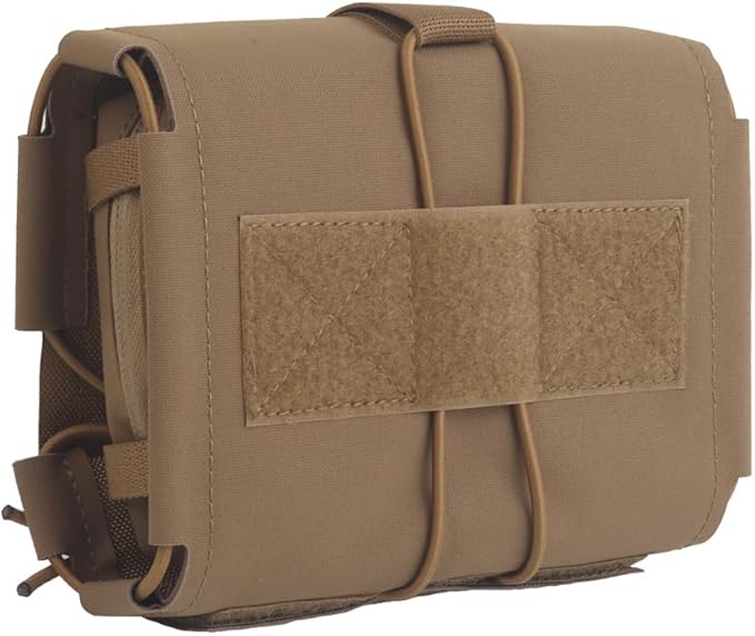 Tactical Medical Pouch - MOLLE IFAK &amp Trauma Kit Bag for First Aid Duty Belt EMT and Survival