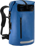Generic Outdoor PVC Waterproof Dry Backpack Water Floating Bag Roll Top Sack Dry Backpack Waterproof Surfing Swimming Kayaking (Blue85L)