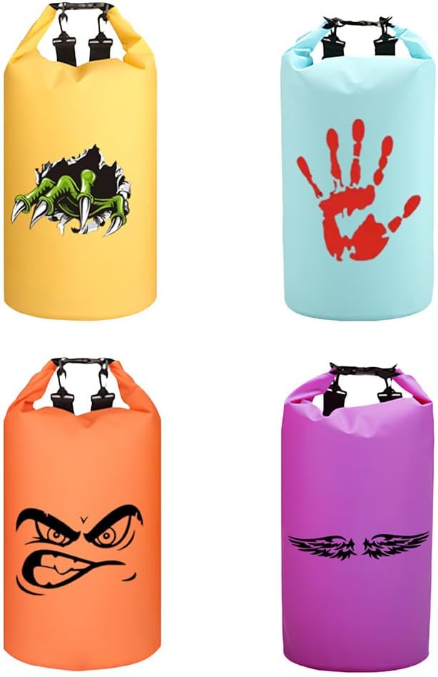 Custom Waterproof Dry Bags - Personalized 5L/10L/20L/30L Floating Lightweight Bags for Kayaking/Fishing/Camping Customizable with Club Logo (Multiple Colors) (Royal blue)