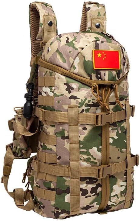 Tactical Backpack Military Molle Hiking 20-35L Tactical Outdoor Cycling Shooting Mountaineering Bag Camouflage Khaki