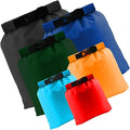 6pcs Waterproof Dry Bags Set Lightweight Roll-Up Compression Pouches for Kayaking Camping Hiking Outdoor Storage with Portable Drifting and Clothes Organizer