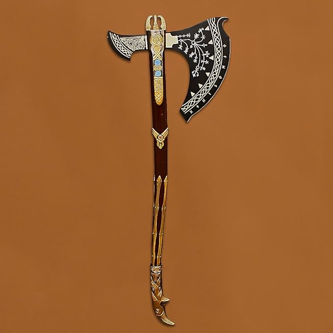Handmade Karatos Axe Life-Sized Version GOW Inspired Fully Upgraded Level 7 Axe