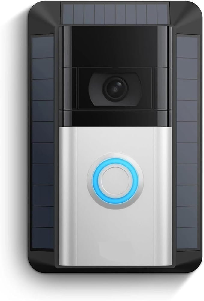 Solar Charger - Compatible with RingVideo Doorbell 3 Video Doorbell 3 Plus Video Doorbell 4 Battery Doorbell Plus Battery Doorbell Pro
