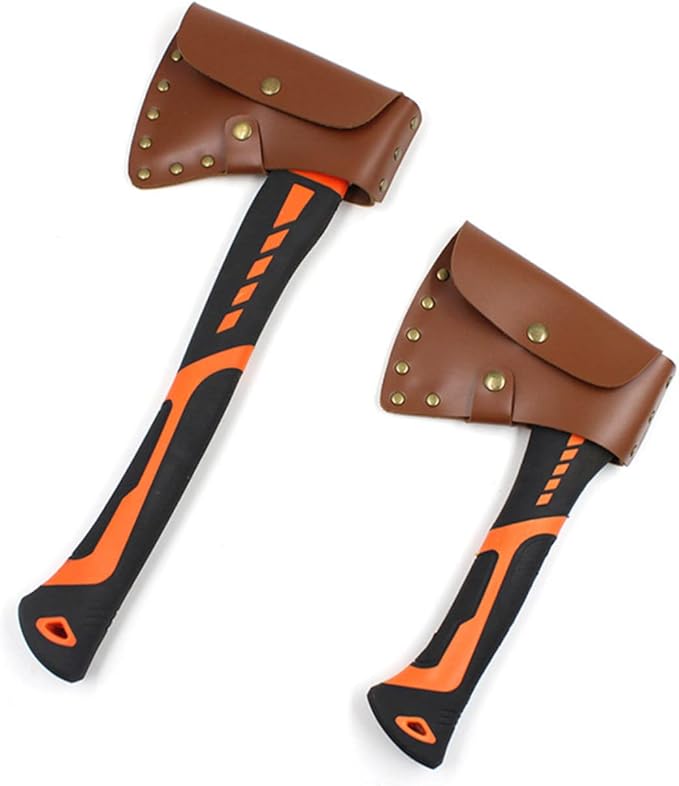 DOITOOL 6pcs Leather Protective Axe Cover Hatchet Sheath for Camping Outdoor Activities Thick Leather Construction Fits Hatchet for Outdoor Enthusiasts